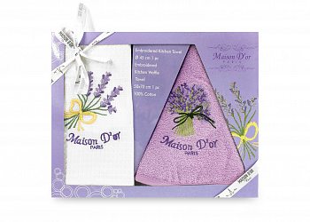 Кухонные полотенца Maison Dor LAVANDER 2 LI SET